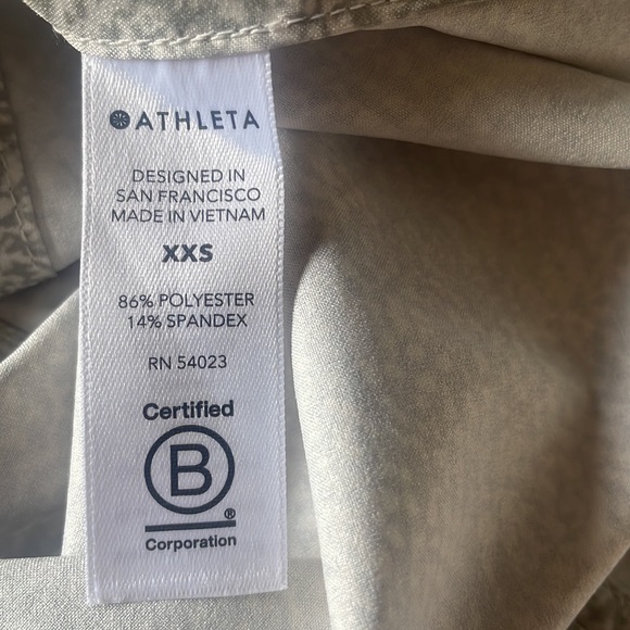 NWT Athleta Zephyr Print Tank T VPGR - Picture 10 of 10